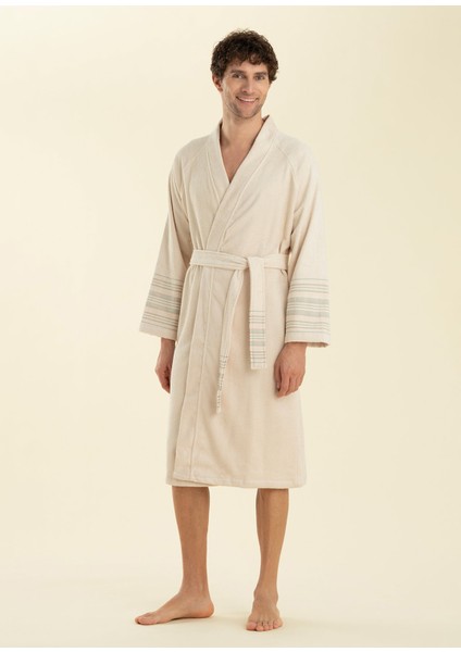 Derin Beyaz Bambu Unisex Bornoz modelleri