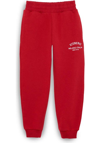 Kırmızı Unisex Çocuk Eşofman Altı