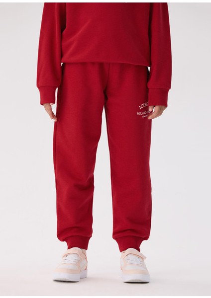 Kırmızı Unisex Çocuk Eşofman Altı