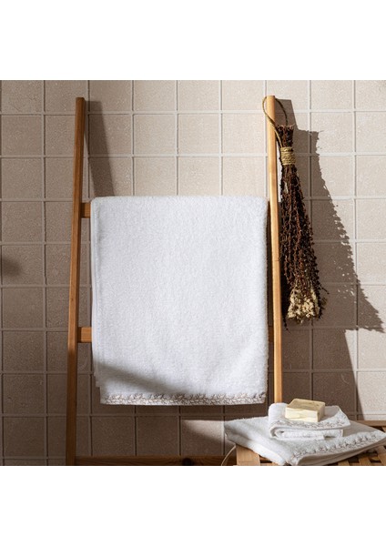 Coralle Ekru Bambu Yüz Havlusu 50 x 90 cm fiyatları