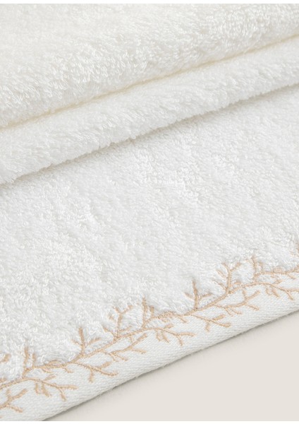 Coralle Ekru Bambu Yüz Havlusu 50 x 90 cm indirimleri