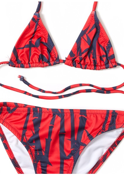 Bamboo Kırmızı Kız Çocuk Bikini Takımı modelleri
