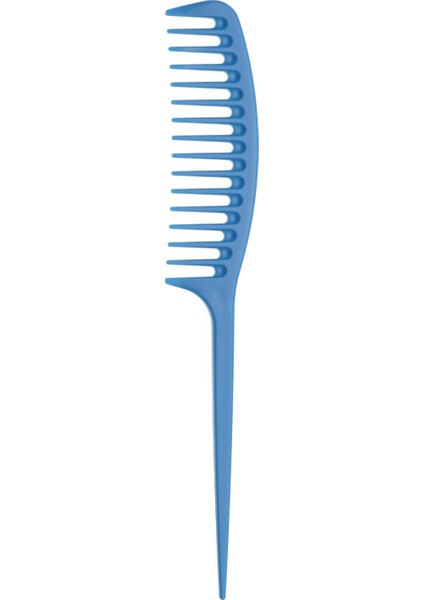Fashion Comb Mavi Saplı Şekillendirici Saç Tarağı