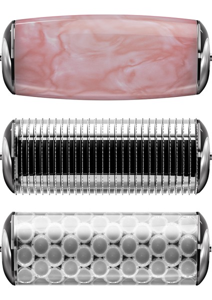 Microneedle Face & Body Pembe 9'u 1 Arada Mikro Iğne Yüz ve Vücut Roller