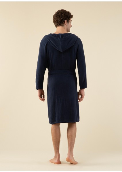 Armin Marin Mavi Unisex Bornoz