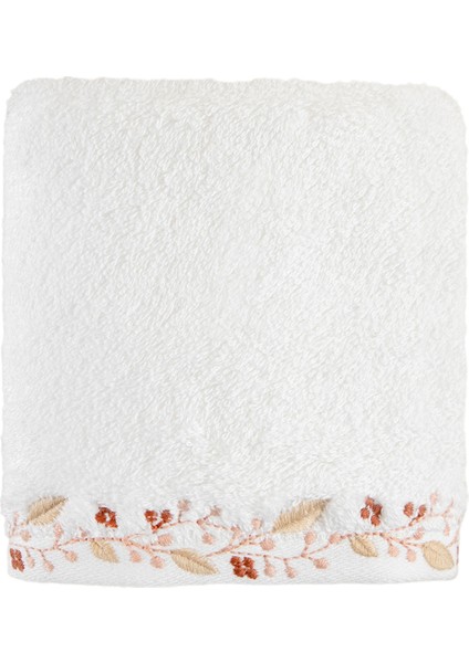 Bloom Beyaz Bambu El Havlusu 30 x 50 cm
