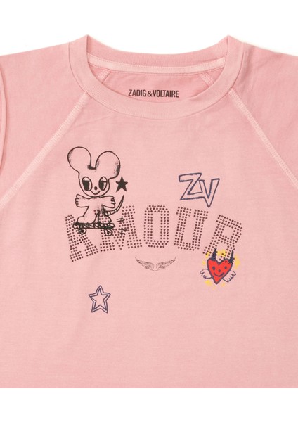 Pembe Kız Çocuk T-Shirt modelleri