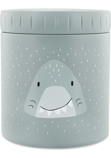 Mrs Shark Gri 500 ml Çelik Beslenme Çantası