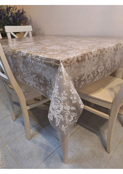 Şeffaf 0.018 mm Pvc Muşamba - Desenli Silinebilir Şeffaf Masa Örtüsü