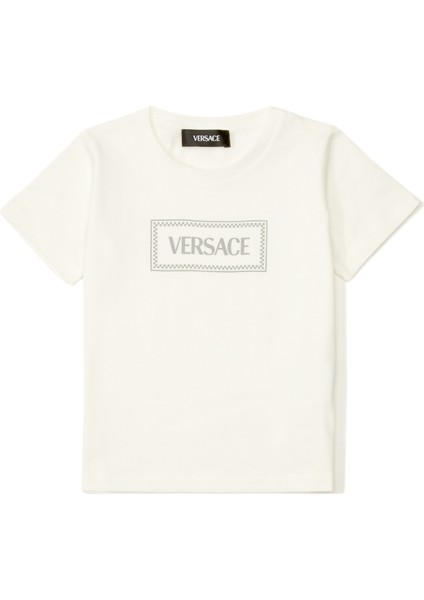 Beyaz Unisex Çocuk T-Shirt