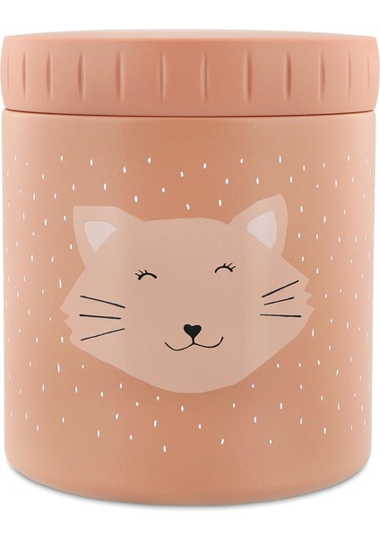 Mrs Cat Kahverengi 500 ml Çelik Beslenme Çantası