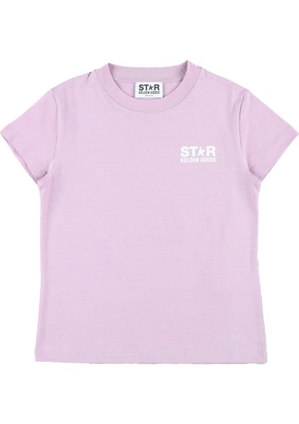 Lila Kız Çocuk T-Shirt