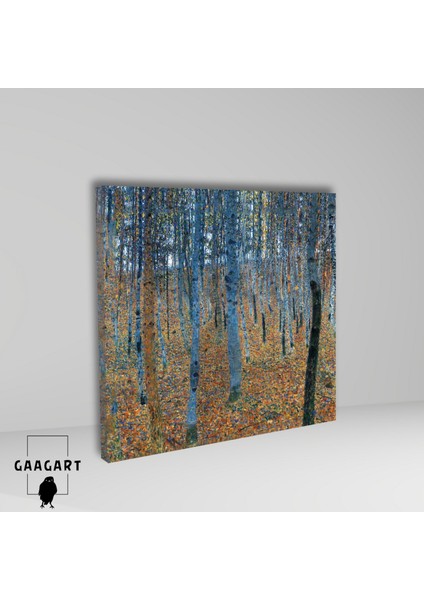 Kare Kanvas Tablo Ünlü Eserler Gustav Klimt-Beech Grove fiyatları