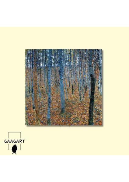 Kare Kanvas Tablo Ünlü Eserler Gustav Klimt-Beech Grove modelleri