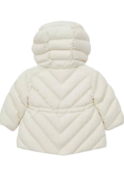 Kırık Beyaz Kapüşonlu Kız Çocuk Parka fiyatları
