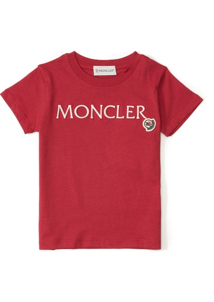 Kırmızı Logolu Kız Çocuk T-Shirt