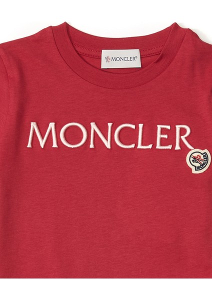 Kırmızı Logolu Kız Çocuk T-Shirt