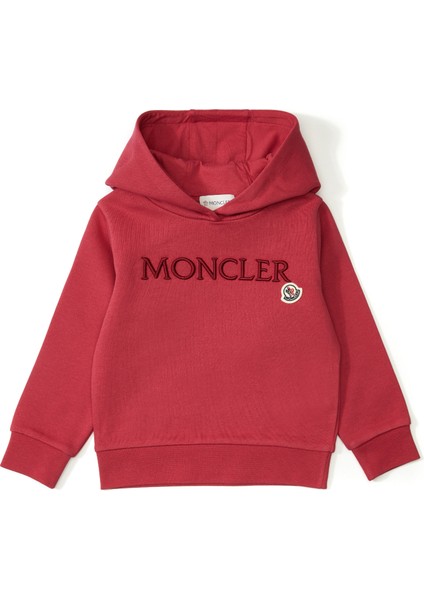 Kırmızı Kapüşonlu Kız Çocuk Sweatshirt