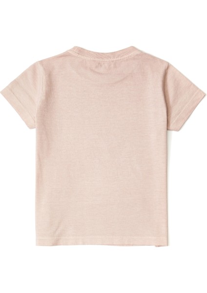Pembe Logo Baskılı Kız Çocuk T-Shirt fiyatları