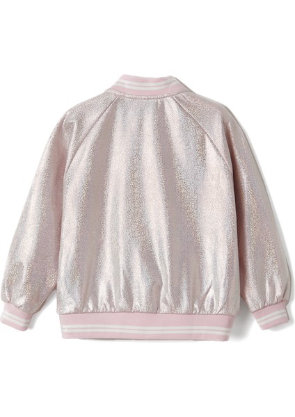 Pembe Simli Kız Çocuk Bomber Ceket fiyatları