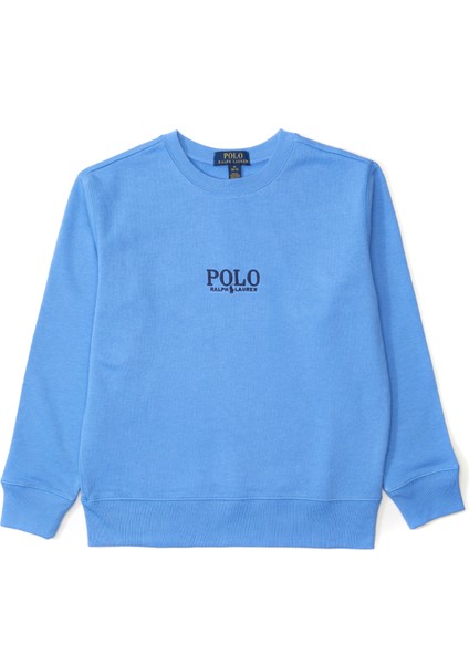 Mavi Unisex Çocuk Sweatshirt