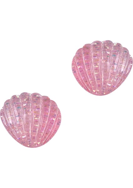Pembe Deniz Kabuklu Çocuk Küpe