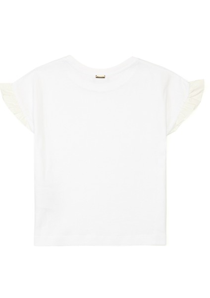 Beyaz Kız Çocuk T-Shirt
