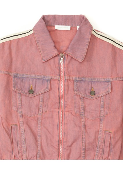 Pembe Kız Çocuk Denim Ceket modelleri