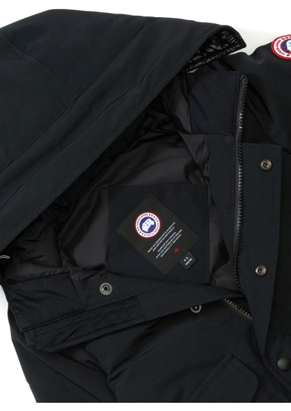 Siyah Kapüşonlu Çocuk Parka