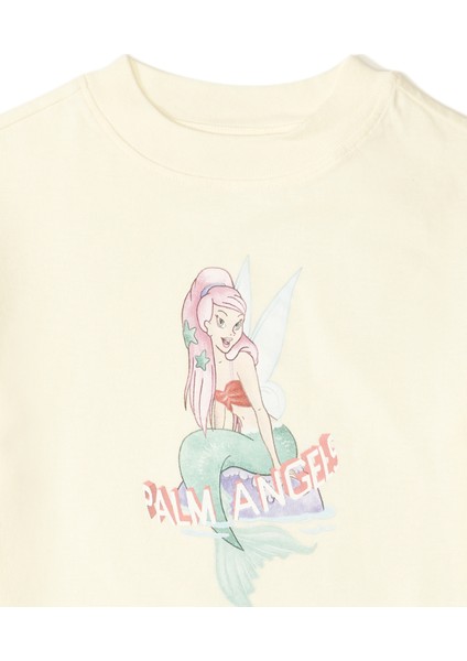 Pembe Figür Baskılı Logolu Kız Çocuk T-Shirt modelleri
