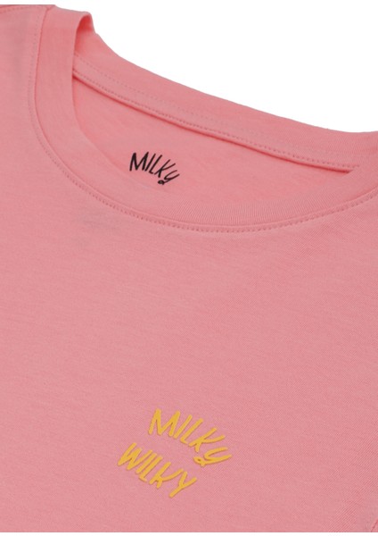 Pembe Organik Pamuk Kız Çocuk T-Shirt modelleri
