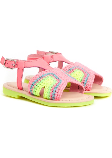 Pembe Kız Çocuk Sandalet