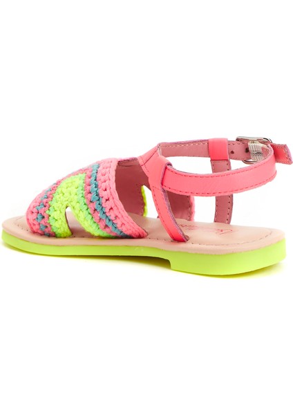 Pembe Kız Çocuk Sandalet