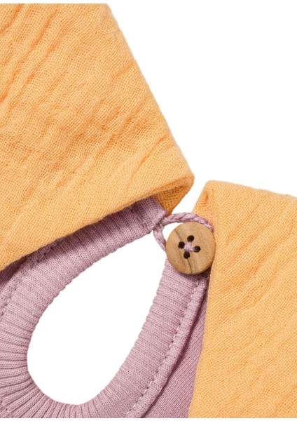 Müslin Lila Yaka Detaylı Kız Çocuk Sweatshirt modelleri