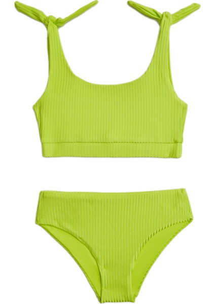 Emma Yeşil Kız Çocuk Bikini Takımı