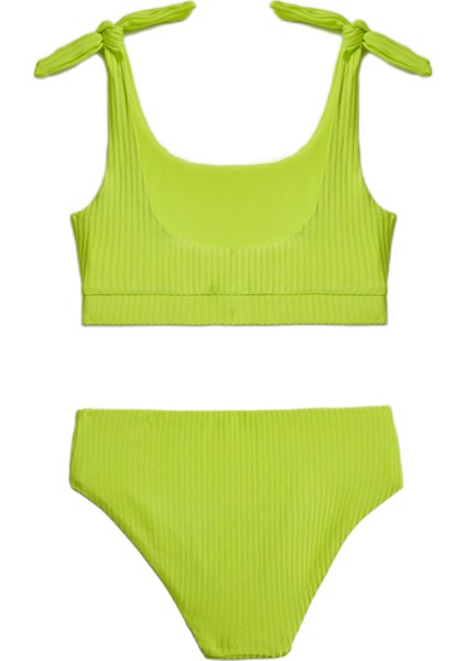 Emma Yeşil Kız Çocuk Bikini Takımı