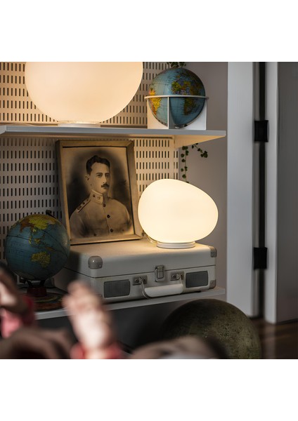 Foscarini Gregg Beyaz Cam Orta Boy LED Masa Lambası fiyatları
