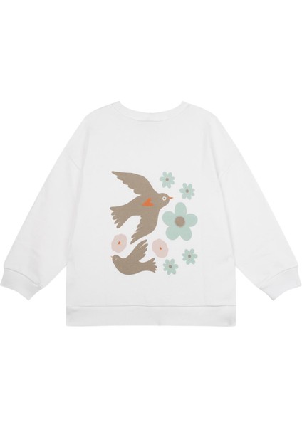 Le Jardin Beyaz Kız Çocuk Sweatshirt fiyatları