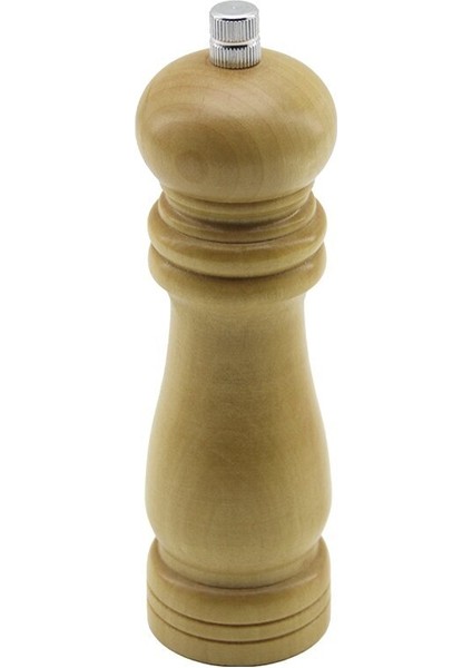 Küçük= Çap: 4.5cm - Uzunluk: 15CM Ahşap Tuz - Baharat Öğütücü (3791)
