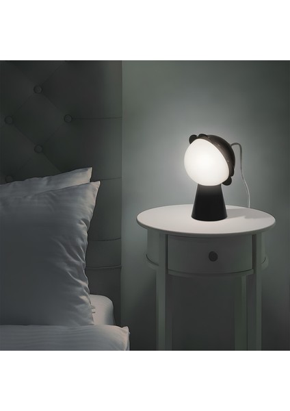 Daisy Siyah LED Masa Lambası