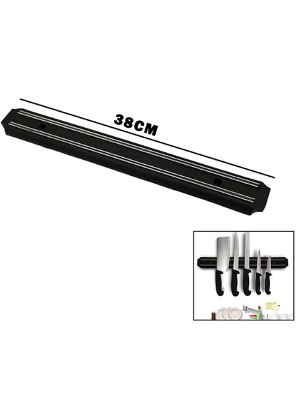 38CM Mıknatıslı Bıçak - Makas Askısı Vidalı Montaj (3791)