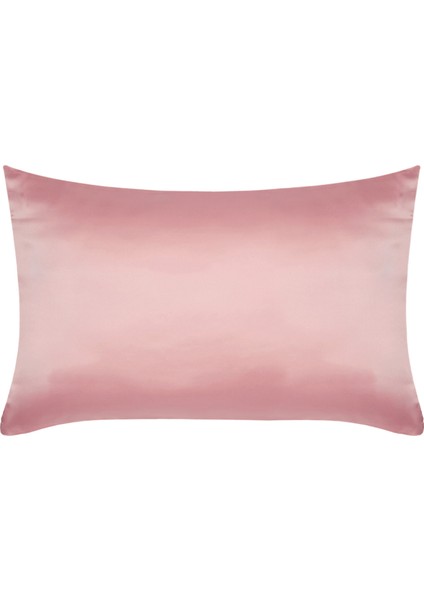 Pembe %100 Ipek Yastık Kılıfı 50 x 70 cm