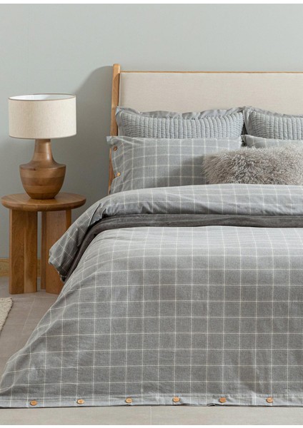 Pedrada Gri King Size Nevresim Seti 230X220 cm