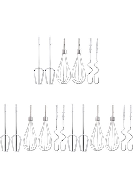 6x Elektrikli Yumurta Mikseri Parçaları Seti Blender Çırpıcı Balon Çırpıcı Mutfak Aksesuarları Için Takım (Yurt Dışından)
