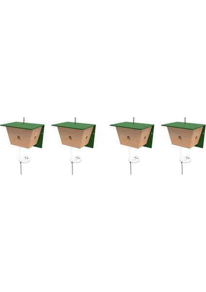 Marangoz Arı Tuzağı, En Iyi Ahşap Tuzaklar. 4 Paket Tuzaklar, Patio, Açık Hava (Yurt Dışından)