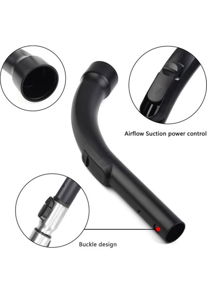 2x Elektrikli Süpürge Sapı Yedek Parça Boru Çapı 35 mm / 47 (Yurt Dışından) modelleri