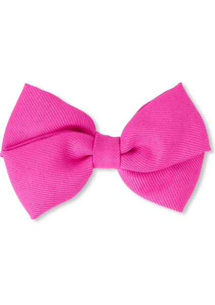 Pembe Klipsli Kız Çocuk Fiyonk Toka
