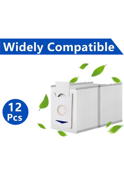 T30 Pro Max Elektrikli Süpürge Için 12 Paket Toz Torbası, Büyük Kapasite, Yedek Aksesuarlar (Yurt Dışından) indirimleri