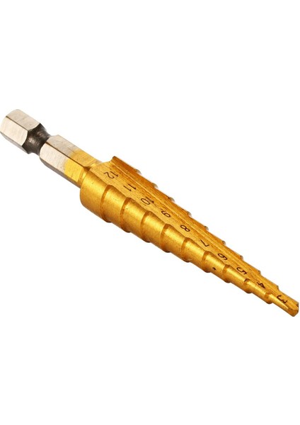 Brüt Metal Havşa Adımlı Matkaplar Titanyum Uç Delik Boyutu 3-12 mm BI106 (Yurt Dışından)