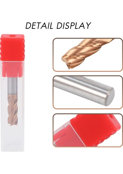 5 Adet 6mm 4 Flüt Karbür Parmak Frezeler Cnc Freze Kesicisi Freze Planya Profilleme Yüz Değirmeni Spiral Uçları (Yurt Dışından) indirimleri